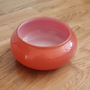 Orange Glass Bowl